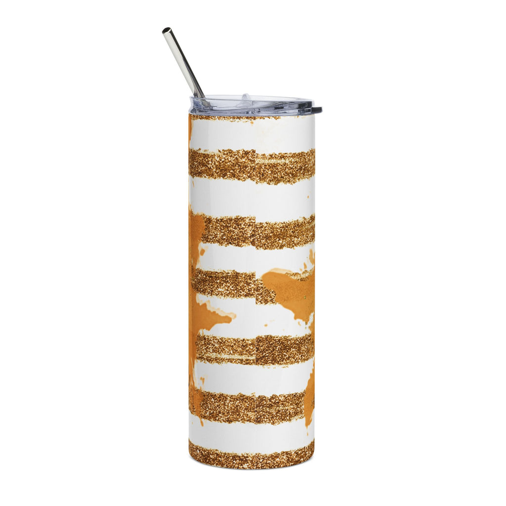 Skull Mom Messy Bun Stainless Steel Tumbler 20oz