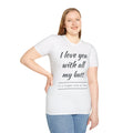 I Love You With All My Butt T-Shirt — Funny Couples Valentine Tee