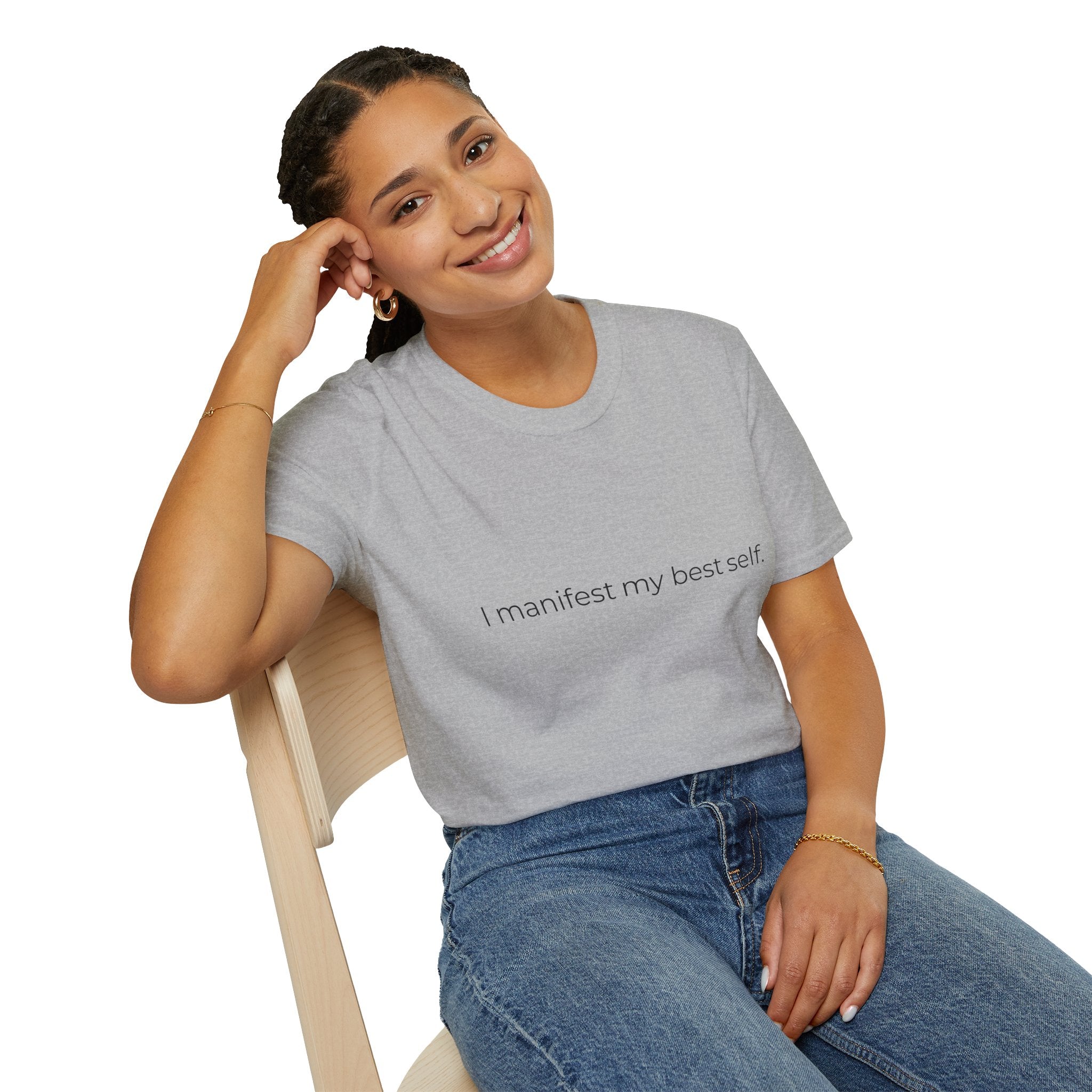 I Manifest Self T-Shirt — Affirmation Spiritual Tee for Manifestation & Self-Growth