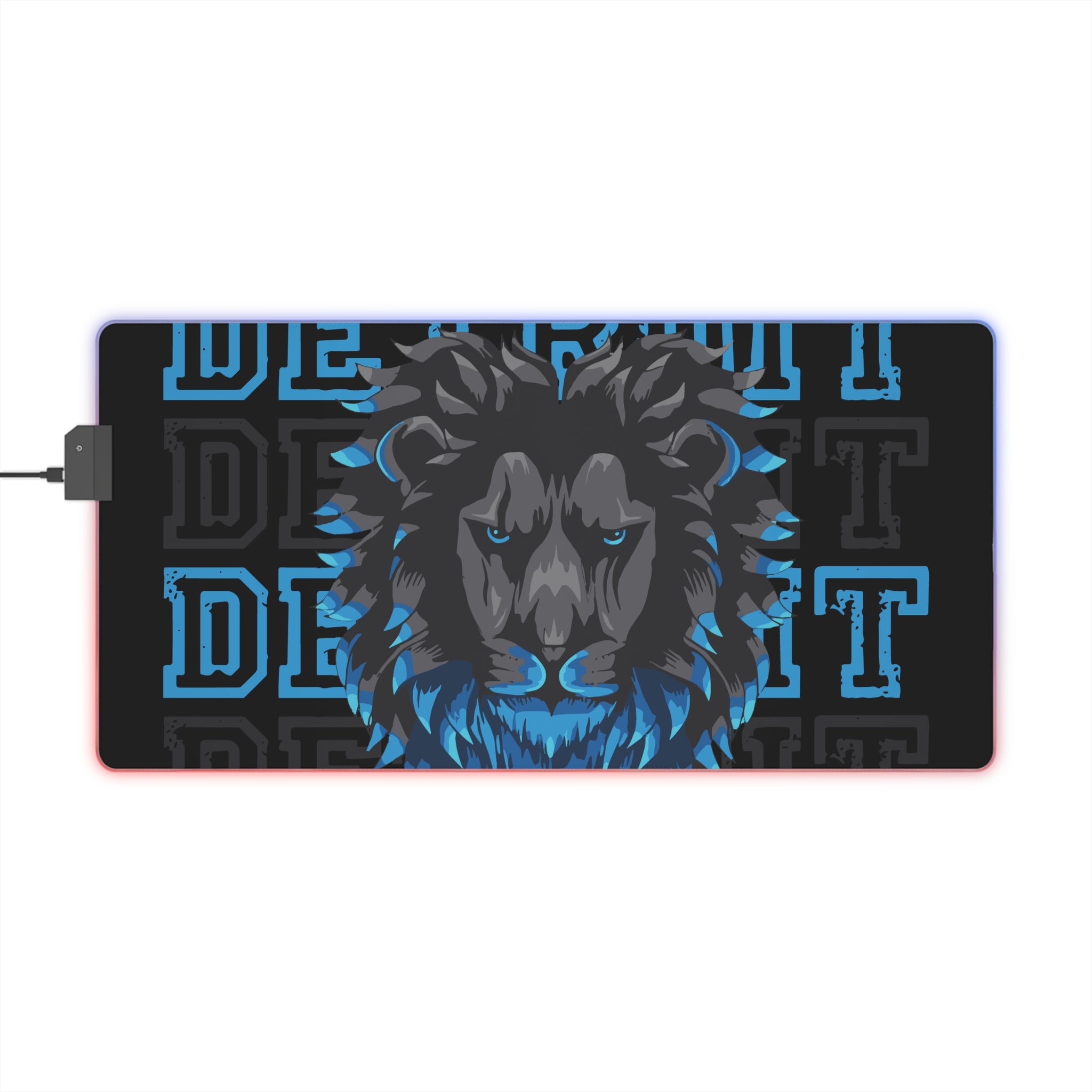 Detroit Fans=LED Gaming Mouse Pad