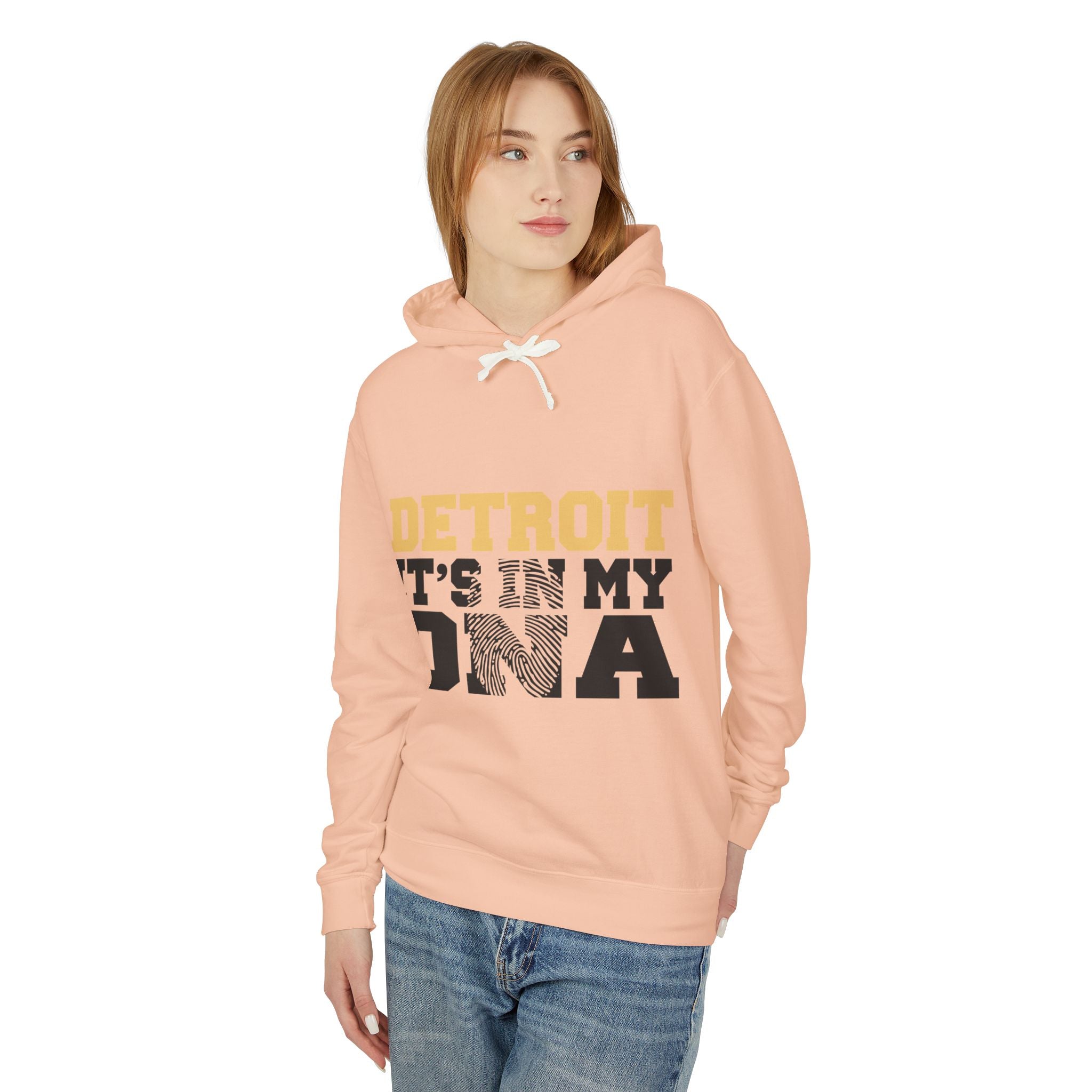 "Detroit Pride: It's in My DNA Unisex Lightweight Hoodie"