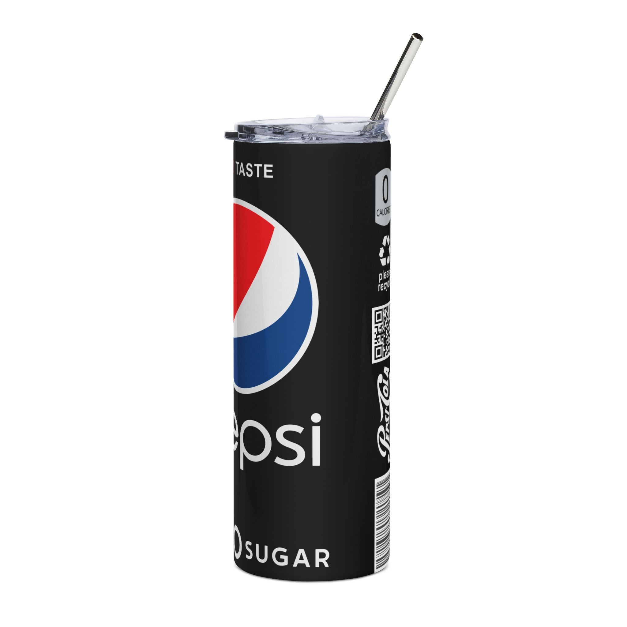 Pepsi Zero Can Stainless Steel Tumbler — 20oz Travel Cup