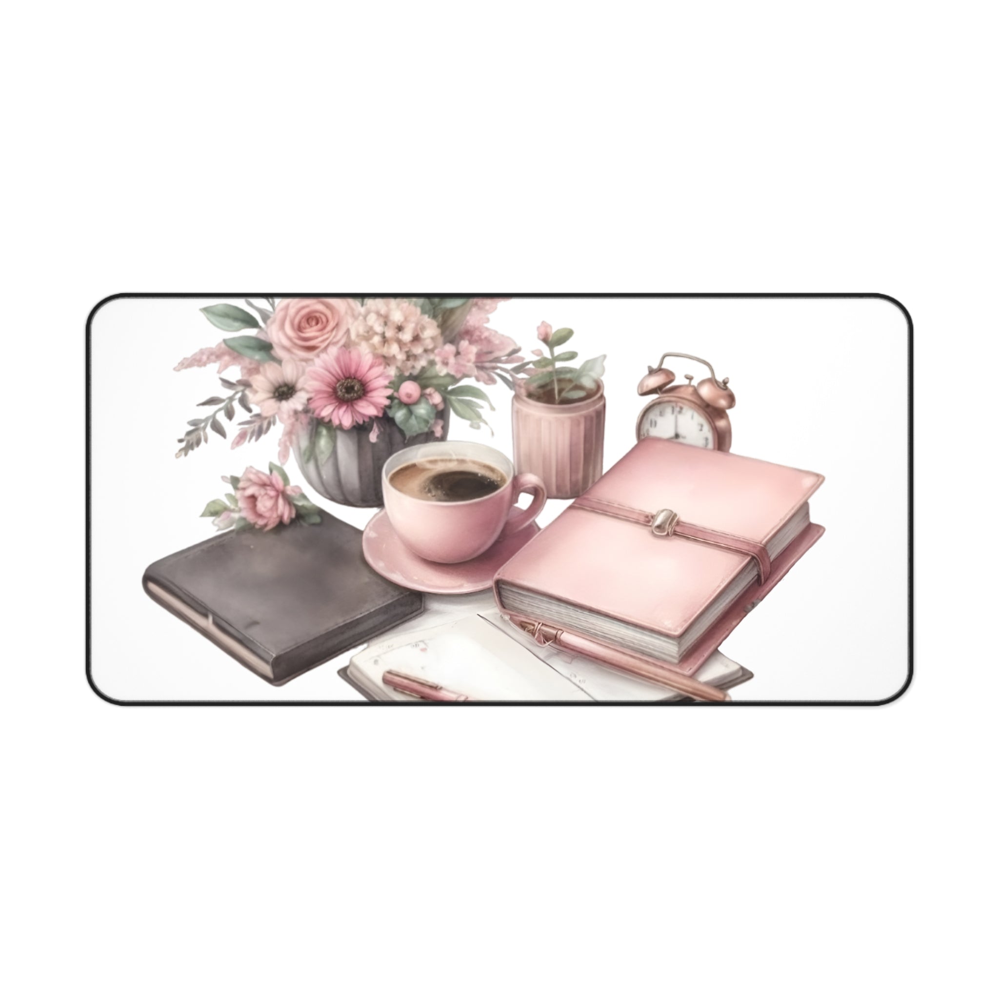 Pretty in Pink Desk Mat is a vibrant and stylish addition to your workspace.