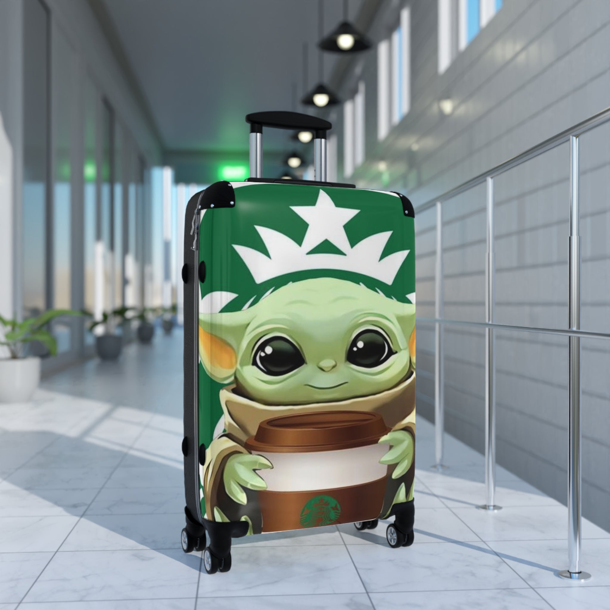 Baby Yoda luggage Suitcase | Grogu-inspired travel bag