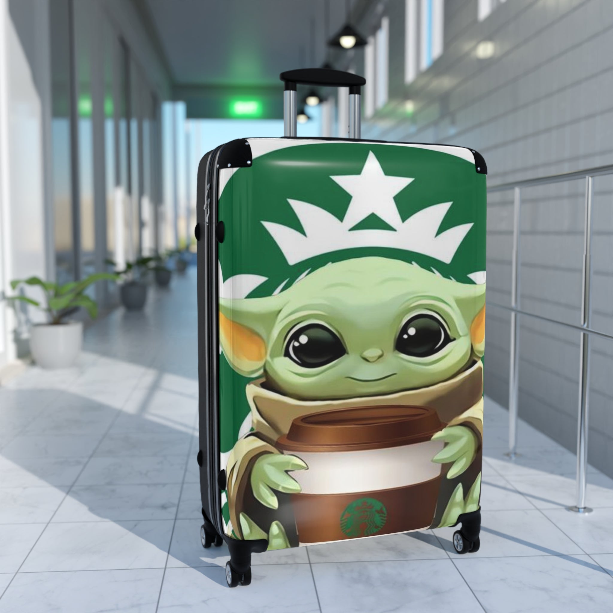 Baby Yoda luggage Suitcase | Grogu-inspired travel bag