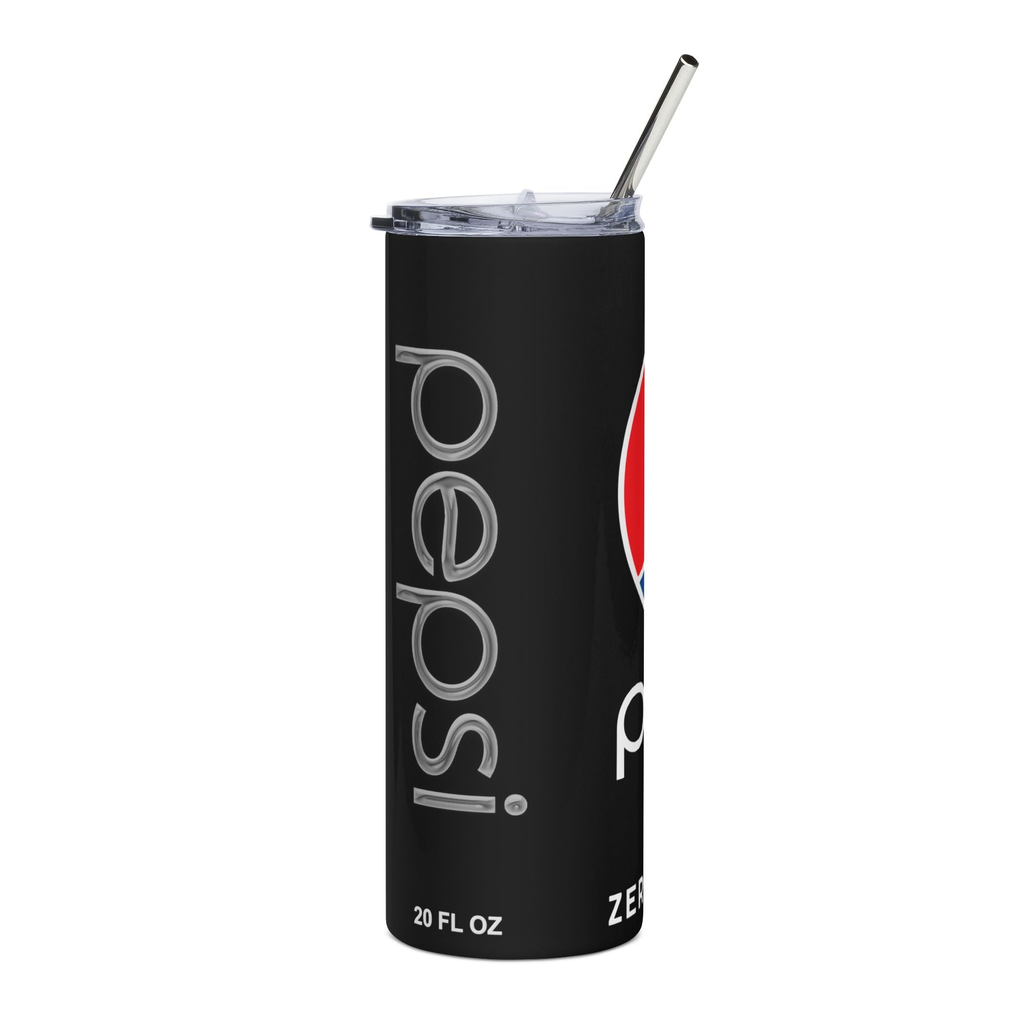 Pepsi Zero Can Stainless Steel Tumbler — 20oz Travel Cup