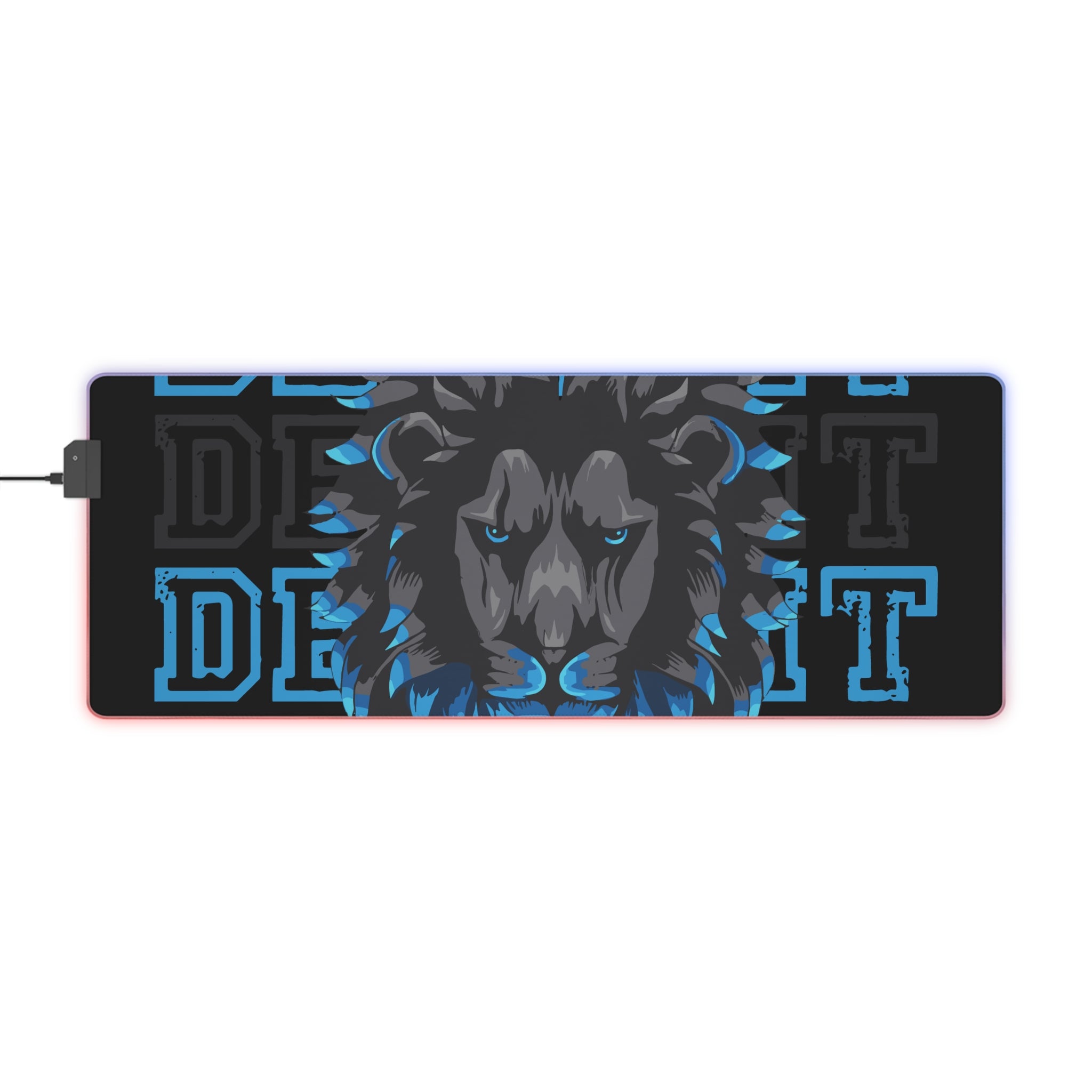 Detroit Fans=LED Gaming Mouse Pad