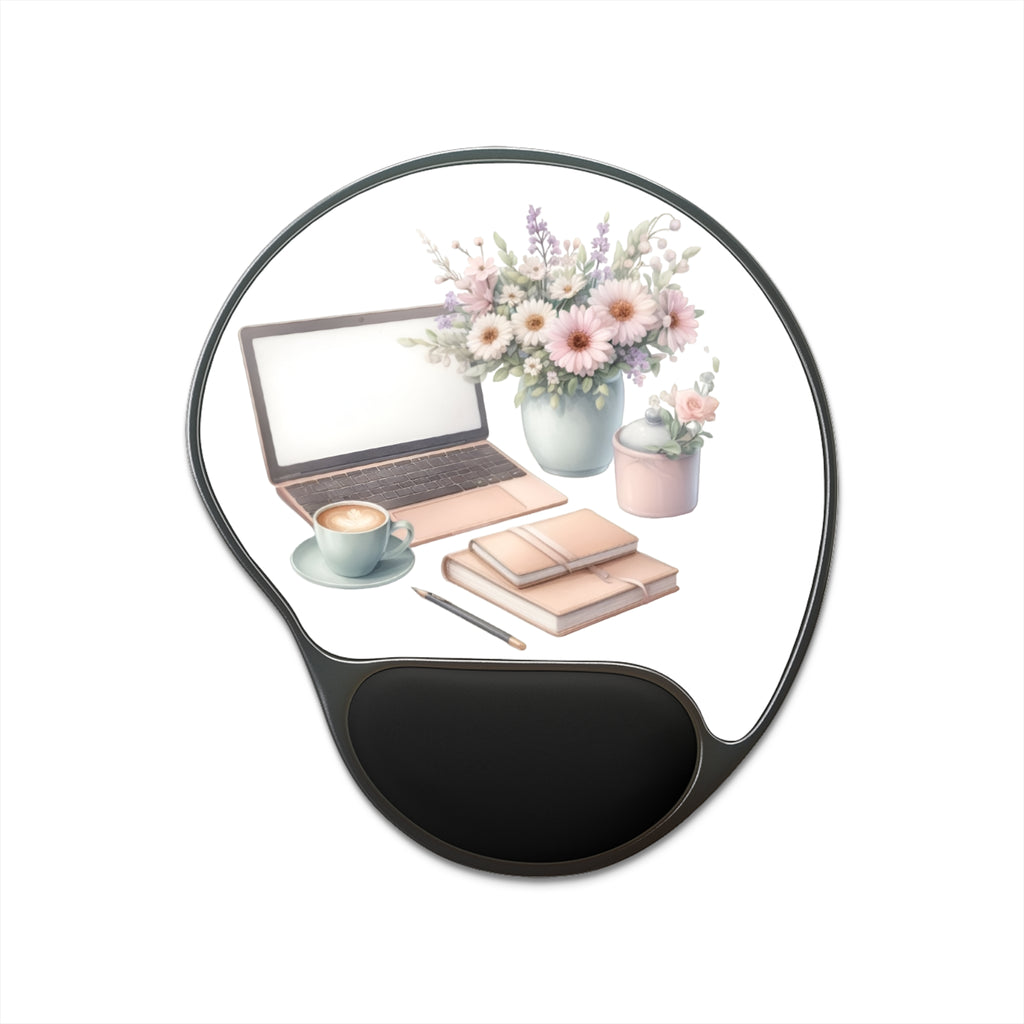 "Wrist Bliss " Mouse Pad With Wrist Rest