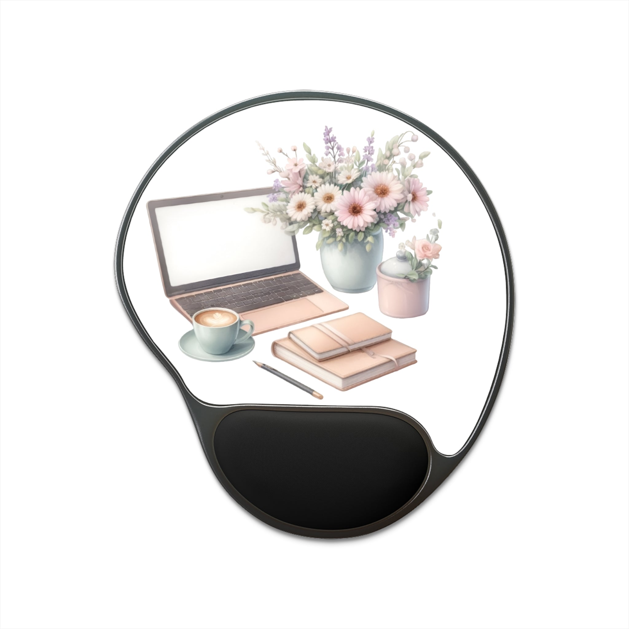 "Wrist Bliss " Mouse Pad With Wrist Rest