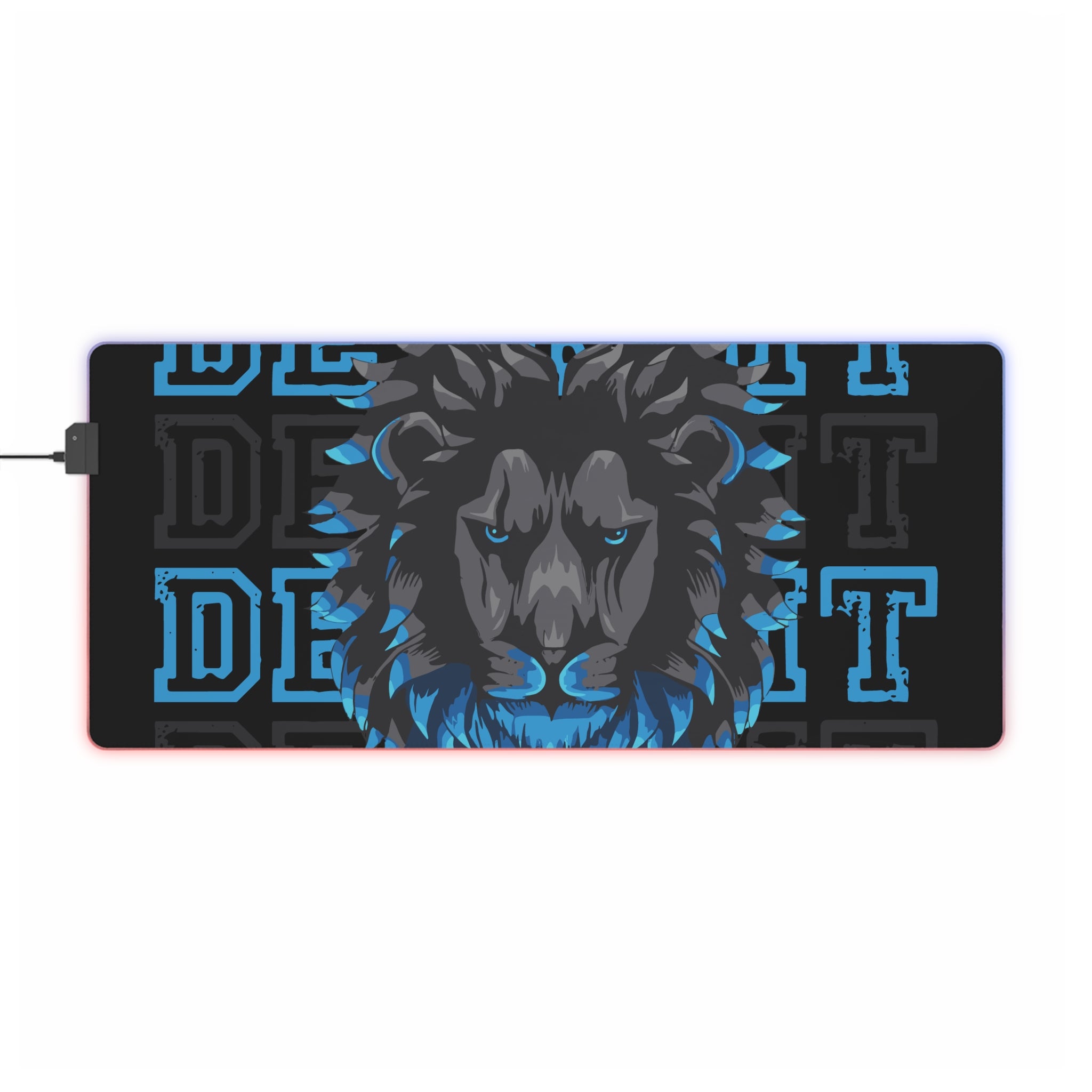 Detroit Fans=LED Gaming Mouse Pad