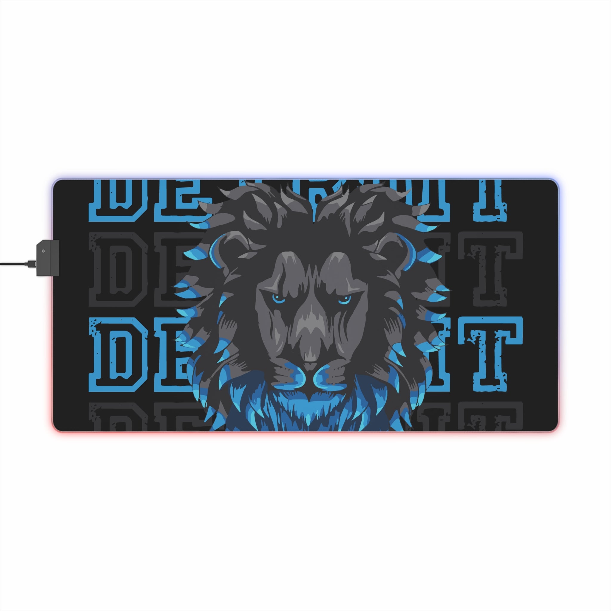 Detroit Fans=LED Gaming Mouse Pad
