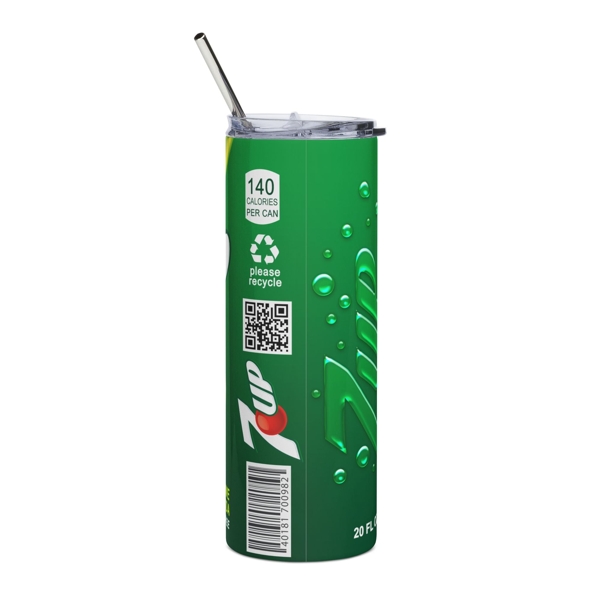 7UP Can-Inspired 20oz Stainless Steel Tumbler